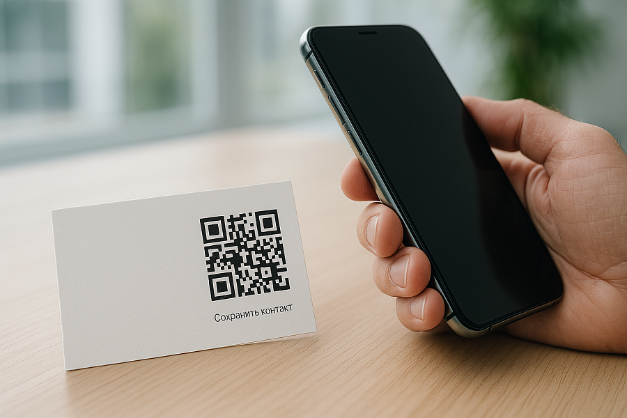 Где лучше размещать QR-код: визитка, бейдж, презентация, стенд